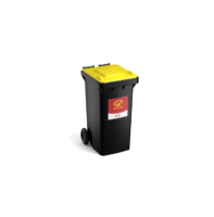 Glas rolcontainer 240l
