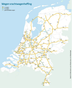 Wegen vrachtwagenheffing